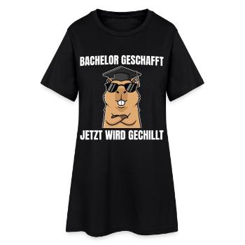 Licence complétée - Examen de licence de Capybara - Robe T-shirt Femme - noir - Devant