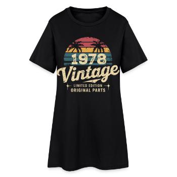 Génial depuis 1978 cadeau anniversaire 1978 - Robe T-shirt Femme - noir - Devant