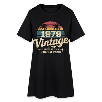 Génial depuis 1979 cadeau anniversaire 1979 - Robe T-shirt Femme - noir - Devant