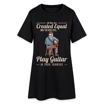 Diction du guitariste – Seuls les meilleurs jouent de la guitare - Robe T-shirt Femme - noir - Devant