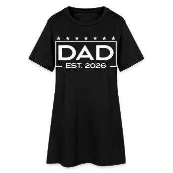 Chargement de Papa 2026 – Est. 2026 Design pour les papas - Robe T-shirt Femme - noir - Devant