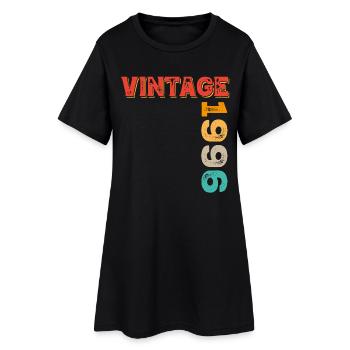 Millésime 1996 - Robe T-shirt Femme - noir - Devant