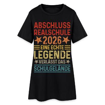 Certificat de fin d’études secondaires 2026 - Robe T-shirt Femme - noir - Devant