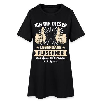 Dictons de Flaschner - Robe T-shirt Femme - noir - Devant