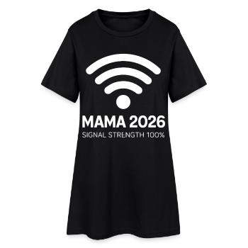 Mom 2026 100% - Women’s T-Shirt Dress - black - Front
