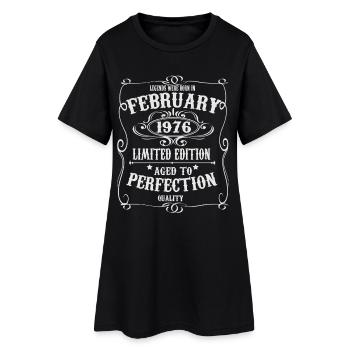 Legends est né en février 1976 - Robe T-shirt Femme - noir - Devant