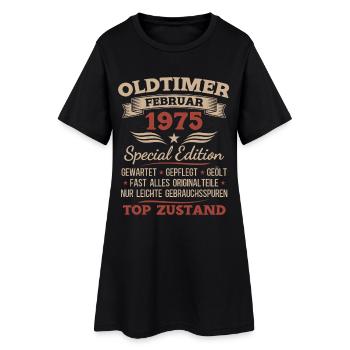 51e anniversaire Homme Vintage 1975 - Robe T-shirt Femme - noir - Devant