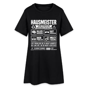Caretaker Problem Solver – Funny Caretaker Info - Robe T-shirt Femme - noir - Devant
