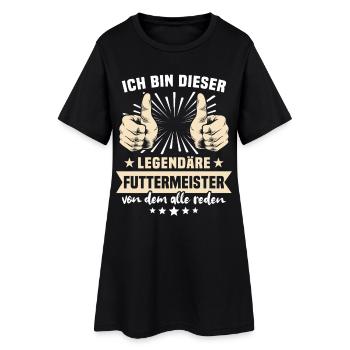 Dictons de Futtermeister - Robe T-shirt Femme - noir - Devant
