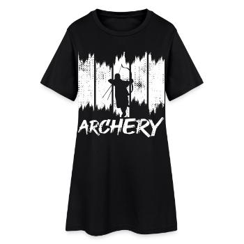 Archers - Robe T-shirt Femme - noir - Devant