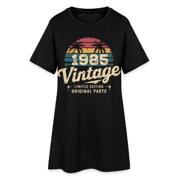 Awesome Since 1985 1985 Birthday Gift - Women’s T-Shirt Dress - black - Front