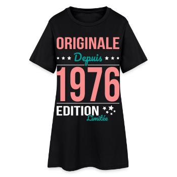 Original since 1976 – 50th anniversary - Women’s T-Shirt Dress - black - Front