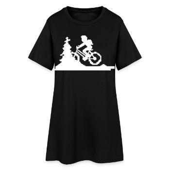Pixel VTT - Robe T-shirt Femme - noir - Devant