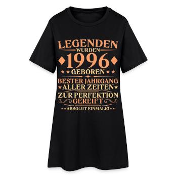 30e anniversaire Unique 1996 Né - Robe T-shirt Femme - noir - Devant