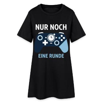 Just one more round – Gamer Humor - Women’s T-Shirt Dress - black - Front