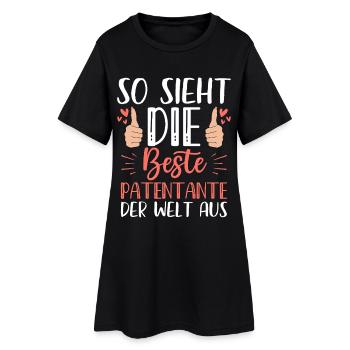 Voilà à quoi ressemble la meilleure marraine du monde - Robe T-shirt Femme - noir - Devant