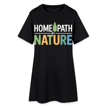 Certified Clinical Natural Medicine Specialist  - Women’s T-Shirt Dress - black - Front