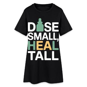 Certified Clinical Micro-Dose Specialist Apparel  - Women’s T-Shirt Dress - black - Front