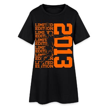 ÉDITION LIMITÉE 2013 BASKETBALL 13E ANNIVERSAIRE - Robe T-shirt Femme - noir - Devant