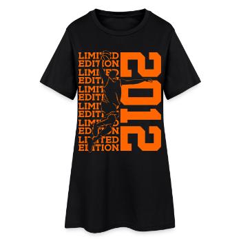 ÉDITION LIMITÉE 2012 BASKETBALL 14E ANNIVERSAIRE - Robe T-shirt Femme - noir - Devant