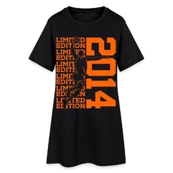 ÉDITION LIMITÉE 2014 BASKETBALL 12E ANNIVERSAIRE - Robe T-shirt Femme - noir - Devant