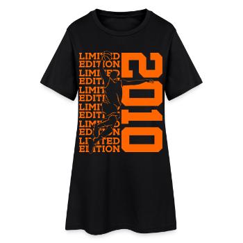 ÉDITION LIMITÉE 2010 BASKETBALL 16E ANNIVERSAIRE - Robe T-shirt Femme - noir - Devant