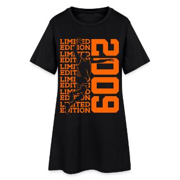 ÉDITION LIMITÉE 2009 BASKETBALL 17E ANNIVERSAIRE - Robe T-shirt Femme - noir - Devant