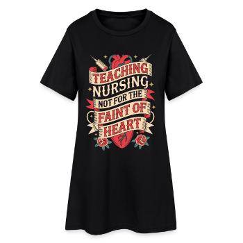 Enseignant en soins infirmiers enseignant en soins infirmiers - Robe T-shirt Femme - noir - Devant