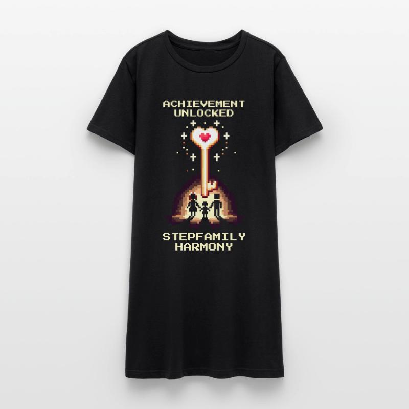 Patchwork-Harmonie freigeschaltet | Patchwork Frauen T-Shirt-Kleid