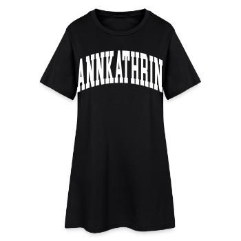 Annkathrin - Women’s T-Shirt Dress - black - Front