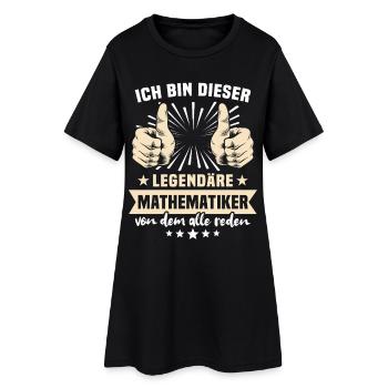 Dictons des mathématiciens - Robe T-shirt Femme - noir - Devant