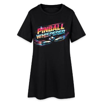 Joueur de flipper Whisperer - Robe T-shirt Femme - noir - Devant