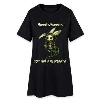 Grim Bunny – Deine Seele gehört mir! - Frauen T-Shirt-Kleid - Schwarz - Vorne
