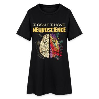 Conception des couleurs cérébrales en neurosciences - Robe T-shirt Femme - noir - Devant