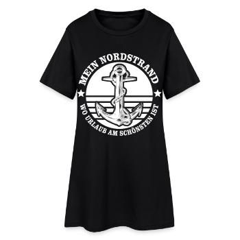 Nordstrand Sayings Nordstrander - Women’s T-Shirt Dress - black - Front