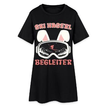 Après-ski SKI HASERL COMPAGNON Fun - Robe T-shirt Femme - noir - Devant