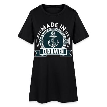 Vacances en mer du Nord : PLAISIR FAIT À CUXHAVEN - Robe T-shirt Femme - noir - Devant