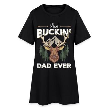 Best Buckin' Dad Ever - Women’s T-Shirt Dress - black - Front