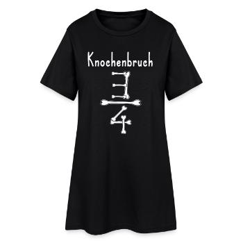 Knochenbruch Zweideutigkeit Witz Mathe Humor - Frauen T-Shirt-Kleid - Schwarz - Vorne