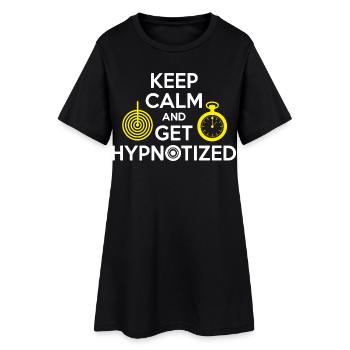 Hypnotiseur Reste calme Fais-toi hypnotiser Professionnel clinique - Robe T-shirt Femme - noir - Devant
