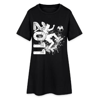 15e anniversaire de la promotion 2015 15 ans de football - Robe T-shirt Femme - noir - Devant