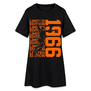 LIMITED EDITION 1966 BASKETBALL 60. GEBURTSTAG - Frauen T-Shirt-Kleid - Schwarz - Vorne