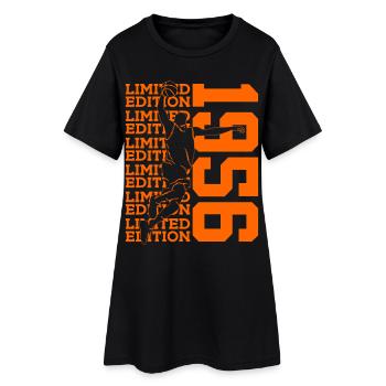 ÉDITION LIMITÉE BASKETBALL 1956 70E ANNIVERSAIRE - Robe T-shirt Femme - noir - Devant