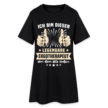Dictons des ergothérapeutes - Robe T-shirt Femme - noir - Devant