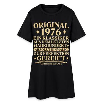Classique original de 1976 Siècle passé - Robe T-shirt Femme - noir - Devant