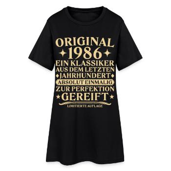 Classique original de 1986 Siècle passé - Robe T-shirt Femme - noir - Devant