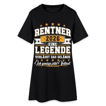Retraités 2026 - Une légende quitte le site - Robe T-shirt Femme - noir - Devant