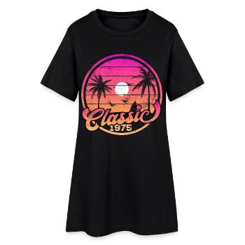 Millésime 1975 - Robe T-shirt Femme - noir - Devant