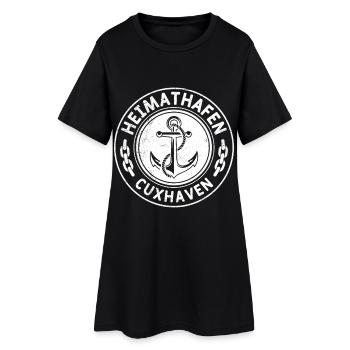 Cuxhaven HEIMATHAFEN CUXHAVEN Drôle - Robe T-shirt Femme - noir - Devant