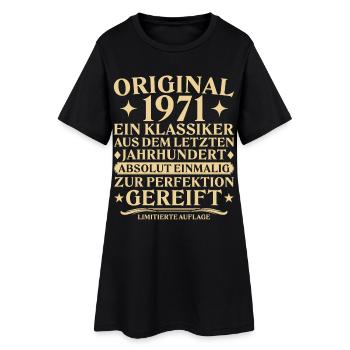 Classique original de 1971 Siècle passé - Robe T-shirt Femme - noir - Devant